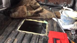 Modified van used to smuggle cigarettes