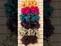 Scrunchies viral sewing shortsviral trending smallbusiness scrunchiestyles buyandsel fun yt