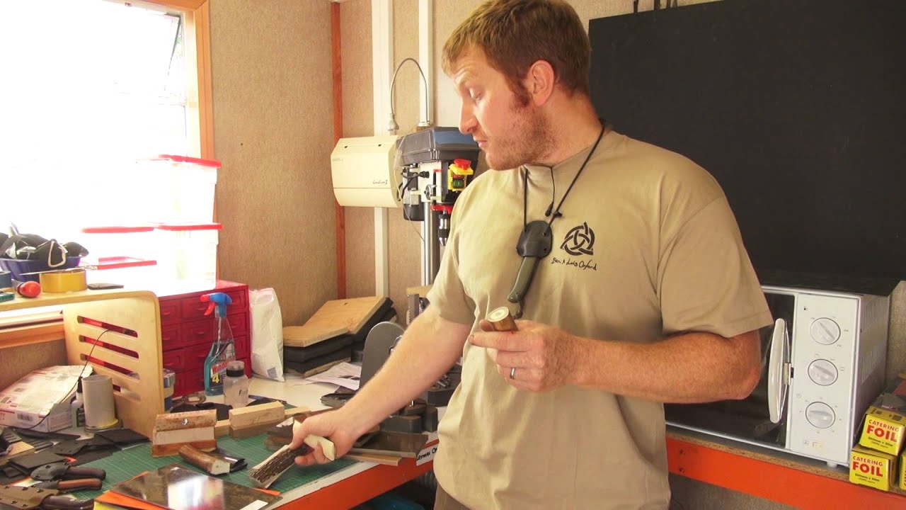 Constructing a Knife Handle - Materials - YouTube