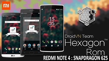 Redmi Note 4 : Hexagon Rom [Nougat] (mido)