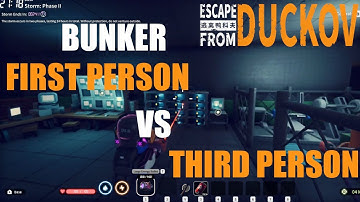 Escape From Duckov Bunker Normal View Vs First Person Vs Third Person - GogetaSuperx