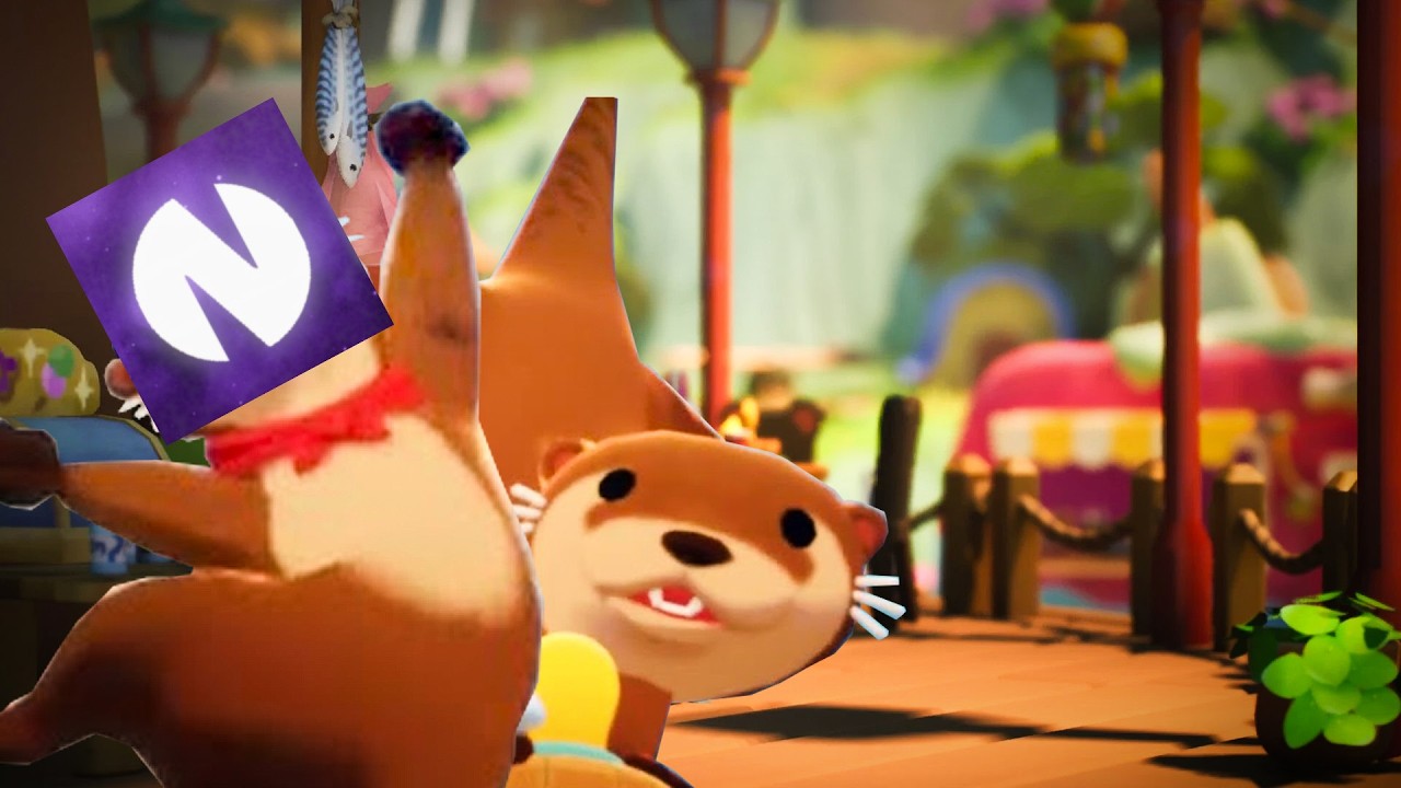 Je fais découvrir « That One Otter Game » à ma chérie 