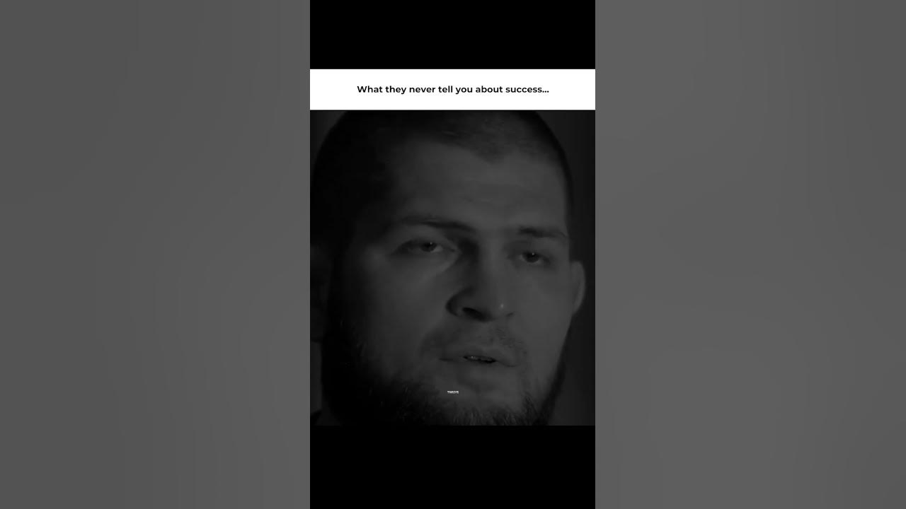 Discipline Isn’t Enough | Khabib's Truth About Sacrifice