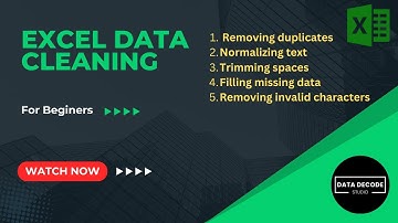 Excel Data Cleaning