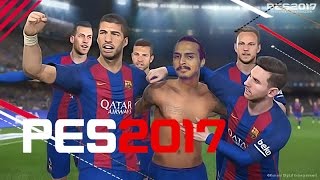 pro evolution soccer 17 -  تيكا تاكا برشلونه في بيس ((انطباعي عن اللعبة)) بيس17