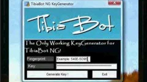 TibiaBot NG Keygeneratorx