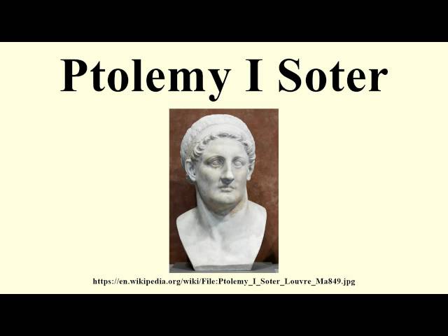 Ptolemy I Soter 