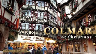 Colmar Christmas Market – Old Town Alsace, France 4K Walking Tour