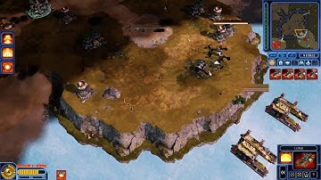 C&C 3 Red Alert 3. Science Mod .1 vs 5 brutal battle Kodiak takes victory