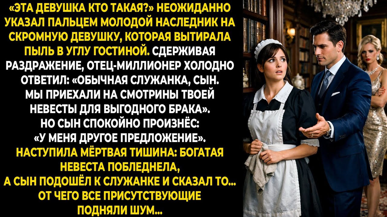 «Эта девушка кто такая?» — неожиданно указал пальцем молодой наследник на скромную девушку...