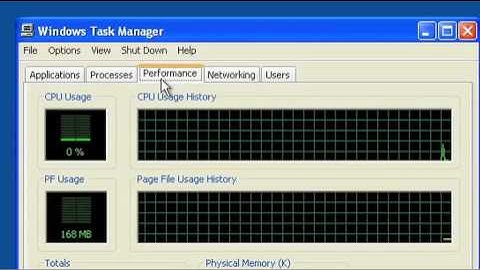 Free Up RAM Resources on Windows XP