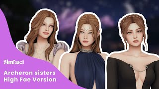 Archeron Sisters | High Fae Versions | ACOTAR-Inspired CAS