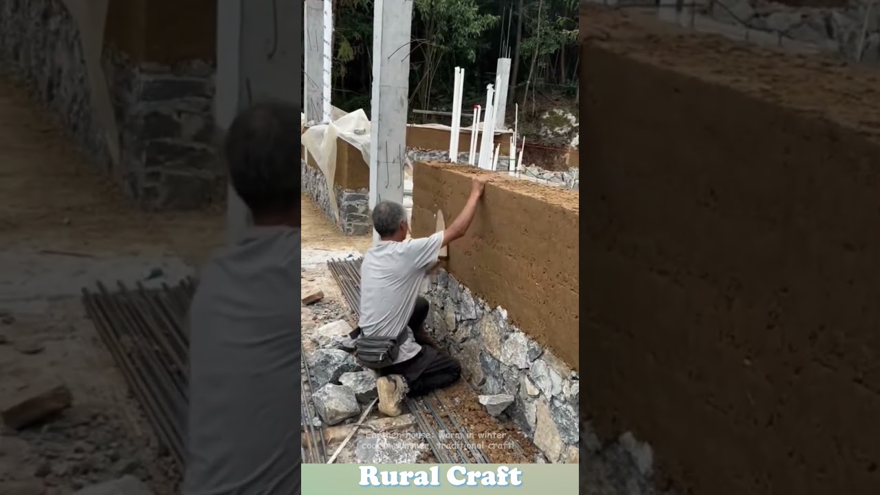 Earthen house: warm in winter, cool in summer, traditional craft! 