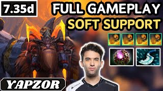 7.35d - Yapzor EARTHSHAKER Soft Support Gameplay 25 ASSISTS - Dota 2 Full Match Gameplay