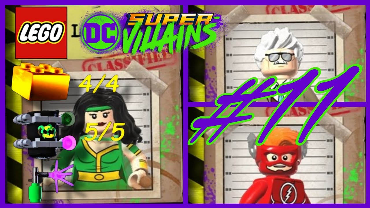 Lego dc super villains (ep 11)coletando os minikit pintura e personagens das 3 primeiras fases 👍