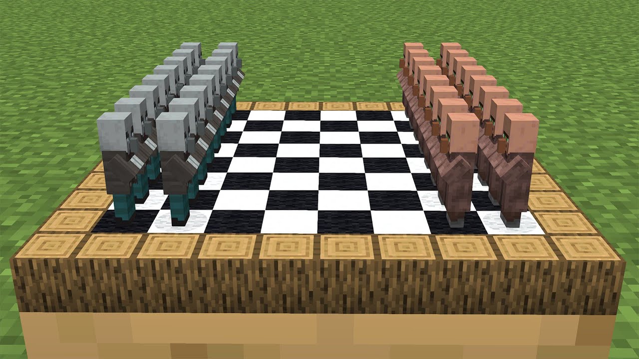 chess in minecraft - YouTube