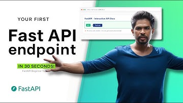 FastAPI in 30 Seconds: Your First Endpoint (Beginner Tutorial)
