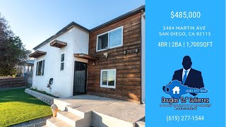 3484 Martin Ave | $485k | Douglas Gutierrez | #RealEstateByDJ Guide