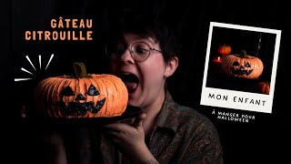 Je fais un gâteau Jack O'Lantern pour HALLOWEEN !