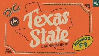 2024 Texas State Championship | FPO R2F9 | Scoggins, Steen, Handley, Hokom | Jomez Disc Golf