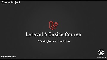 59- laravel blog project  52- work on singlepost part1 - arabic [عربي]