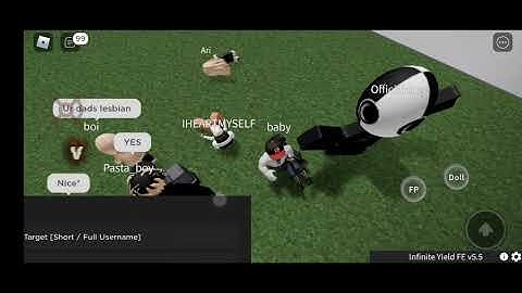 ragdoll engine VHUB script showcasing Arceus x