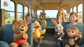 Teddy's big yellow ride | Yellow bus | Animal's in bus  screenshot 3