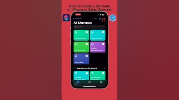 Create a QR Code for Website in Safari on iPhone