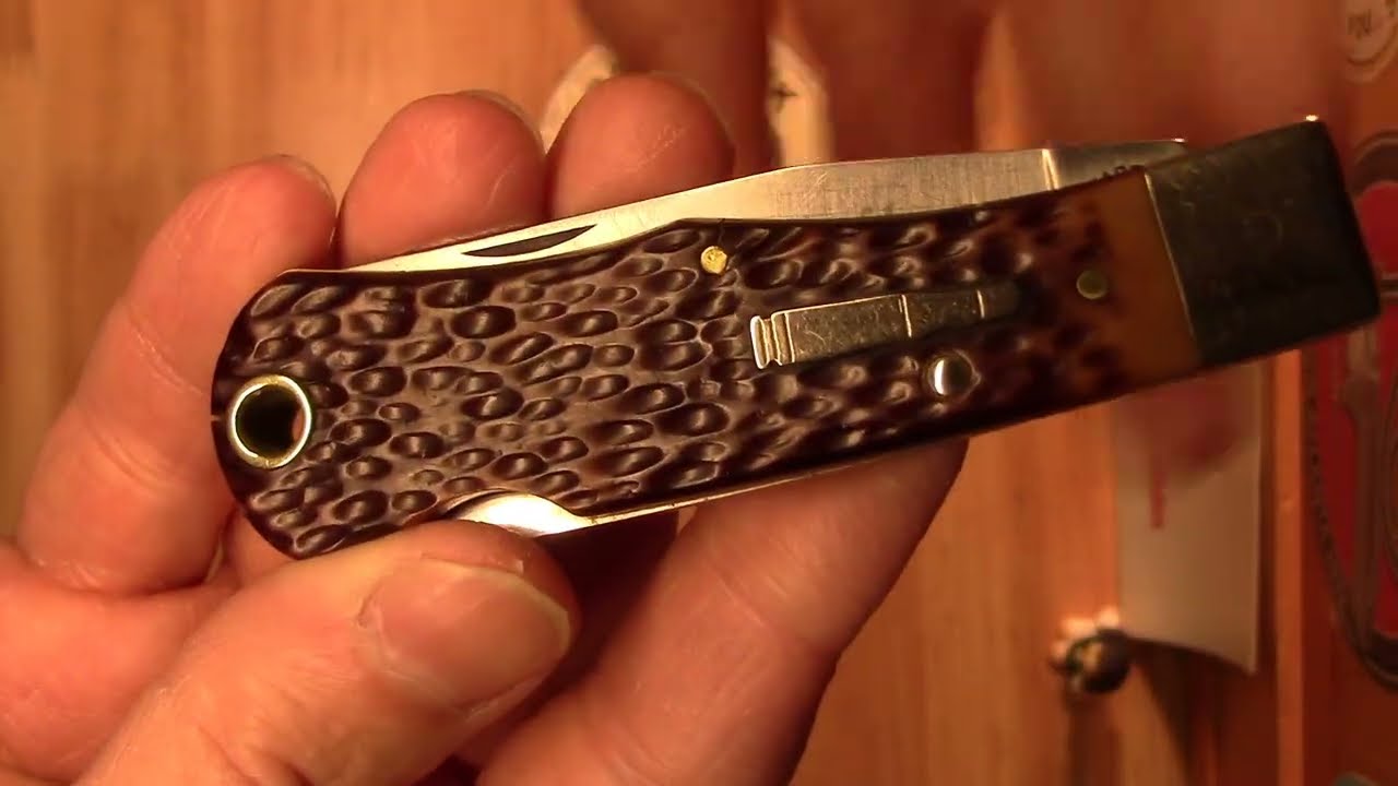 Нож Remington Bullet R1173L, 1984 год, производство США, с фиксатором лезвия. #карманныеножи #кар...