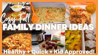 NEW Easy Quick Healthy Fall Family Dinner Recipes Cook With Me 2023 Cozy Fall Family Dinners