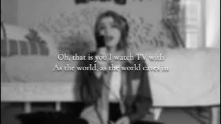 As The World Caves In - Matt Maltese (Cover by Sarah Cothran) [Full HD] lyrics