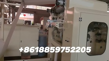 Small business 2 lines v fold hand towel paper making machine