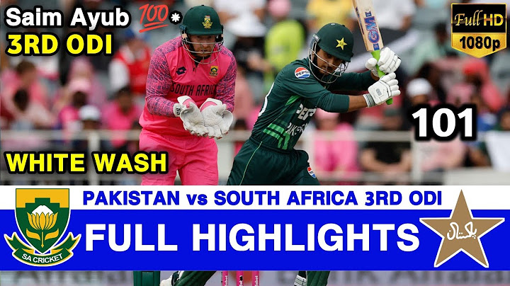 Full Highlights | Pakistan vs South Africa 3rd ODI Highlights | PAK vs SA 3rd ODI Highlights 2024