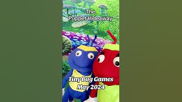 Tiny Bug Games :30s promo - Insect Stories - The Puppet Hideaway by Eric Thomsen #thepuppethideaway