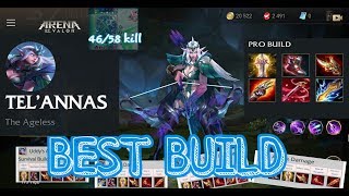 Telannas Build Arena Of Valor Best Build 2019