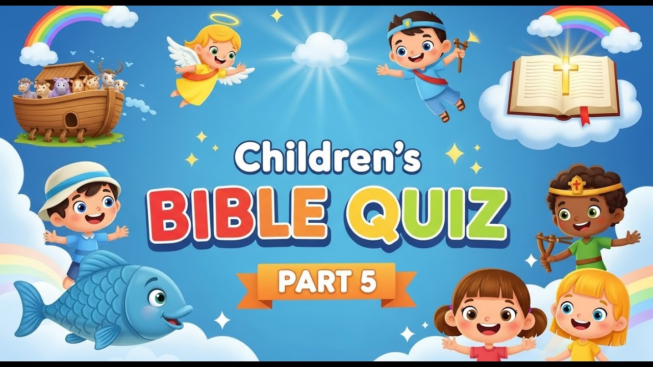 Christian Quiz for Kids ✝️ Easy & Fun Bible Questions | Part 5