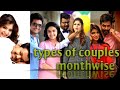 Types of couples month wisepart1part2 on description box