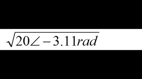 Applying De Moivre’s Theorem to Powers and Roots of Complex Numbers 95