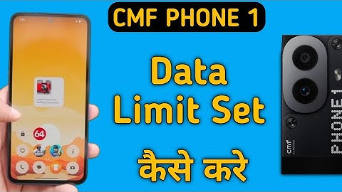 how to set data limit in cmf phone 1, data limit set kaise karen