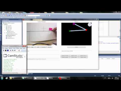 Sigue un Color - color tracking. Kinect