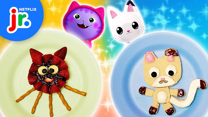 DIY Gabby Cat Snacks with Cakey! 🍪🐱 Gabby's Dollhouse | Netflix Jr