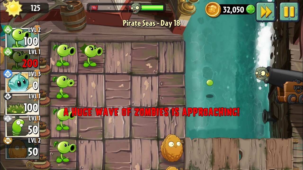 Plants vs Zombies 2 | Pirate Seas Day 18 Gameplay 🏴‍☠️🌊 (Full Level)