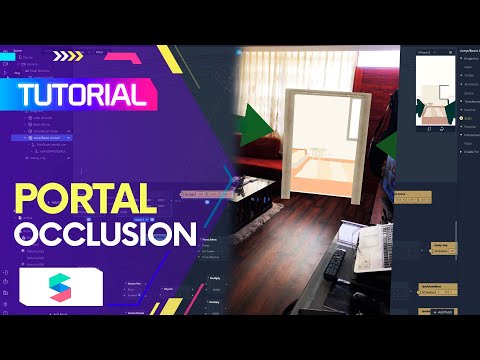 Spark AR Tutorial - Occlusion Portal and Hole in the Floor (EN Captions)