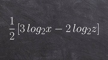 Condensing logarithmic expressions