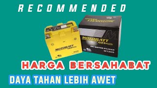 Harga Aki Motobatt Terbaru | untuk Motor Honda, Yamaha, Kawasaki, Suzuki