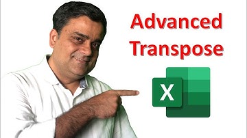 Excel Advanced Transpose