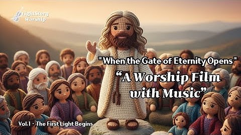 Cute felt worship – Crochet Jesus on the Mountain | #felt #FeltWorship 