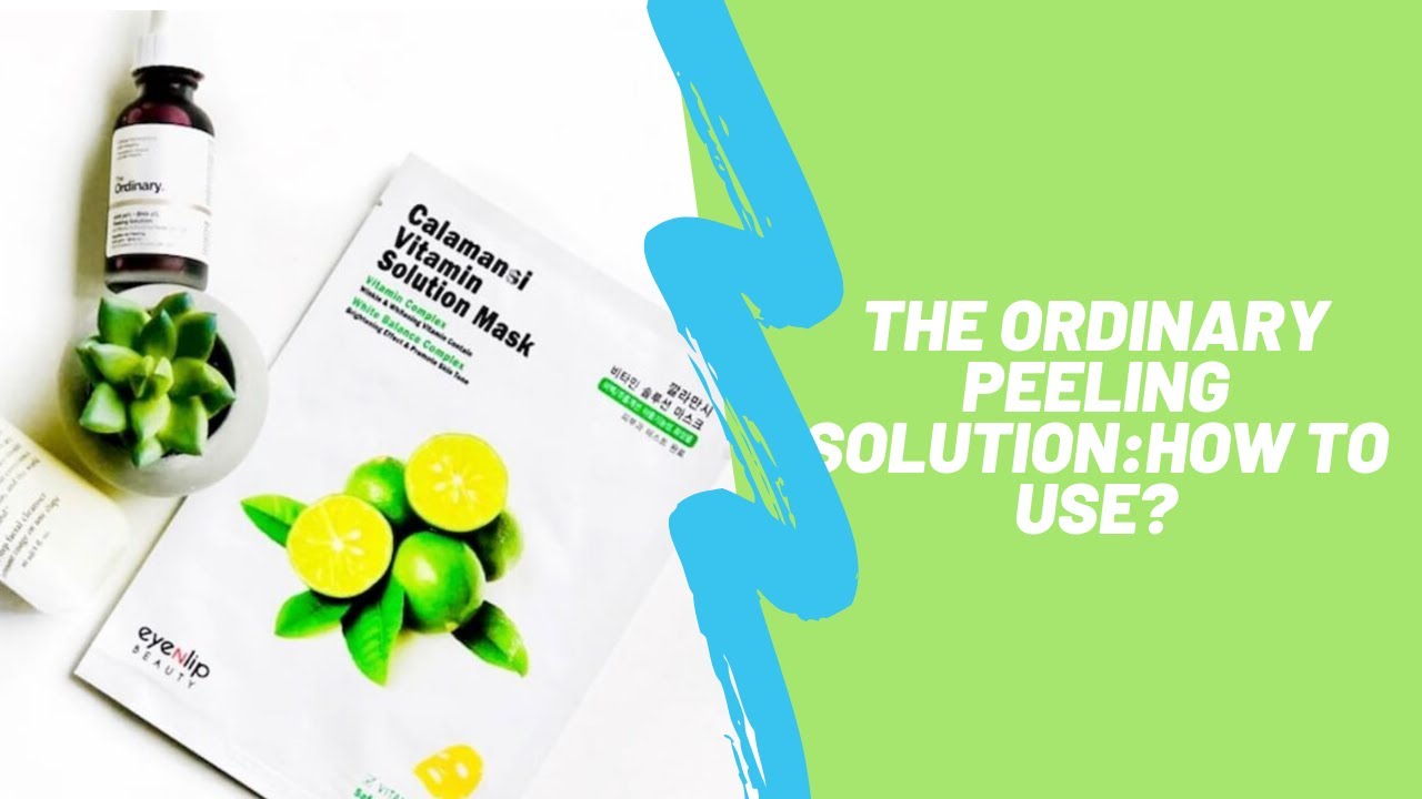 2THE ORDINARY AHA 30 , BHA 2 PEELING SOLUTION AVANT/APRES