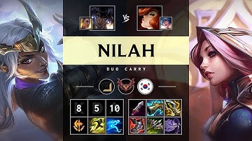 Nilah ADC vs Miss Fortune - KR Grandmaster Patch 25.18