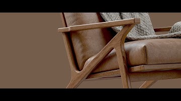 3D Furniture Visualisation (Cavett Armchair) | Rozetta Studios